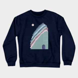 abstract landscape art Crewneck Sweatshirt